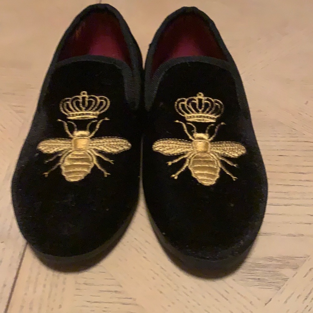 Size 11 boys black suede dress shoes